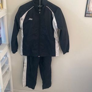 Y2K ASICS Pant Jogging Suit with pants and jacket - can fit small woman